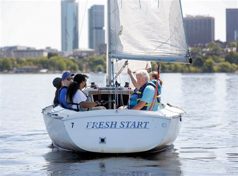 Photos: Blind sailors take on the Charles every Saturday morning